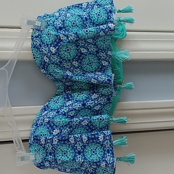 Arizona Jean Company Other - Arizona Jean Co. Ocean Blue Swimwear Bikini Top with Straps XL